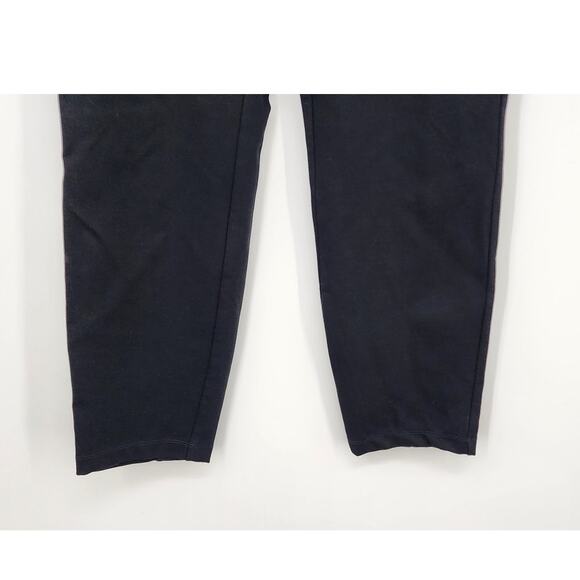 Eileen Fisher Black Pull On Pants Seamed Front Large - Picture 5 of 7